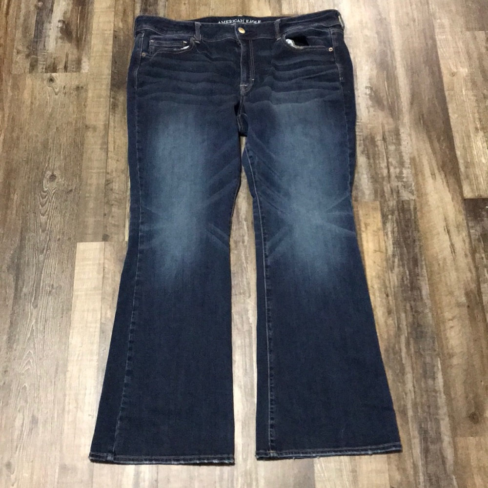 American Eagle Plus Kick Boot Super Stretch Jeans